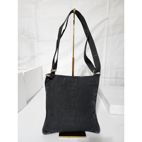 Gucci Black Denim Crossbody/Messenger Bag Black - Picture 3 of 15